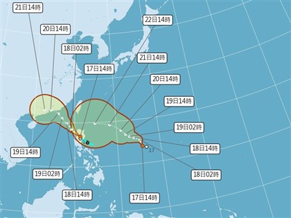 颱風米塔、樺加沙估18日生成　最快21日晚間發海警
