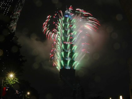 跨年夜台北101施放6分鐘煙火　點燃世代力量迎2026