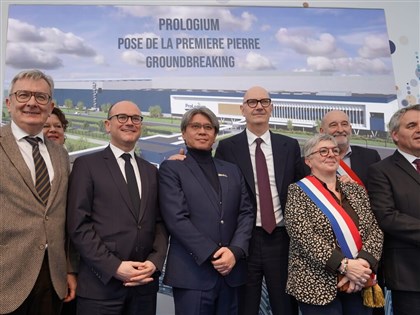 輝能超級工廠動土　法官員讚許台法合作盼工業再興