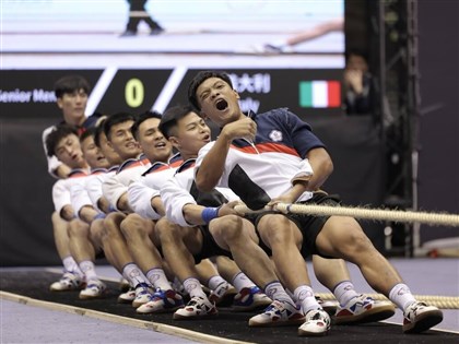 室內拔河世錦賽台灣摘9金　男子640公斤級首度奪冠