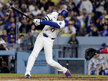 大谷翔平連44場上壘　改寫鈴木一朗紀錄[影]