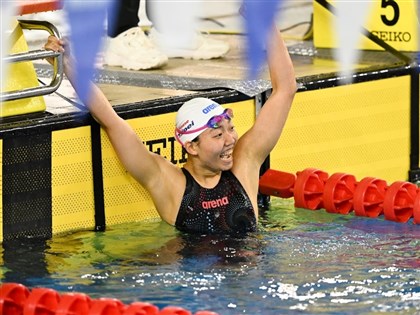 張雅佳全中運連兩天破全國紀錄摘金　50公尺仰式達標名古屋亞運