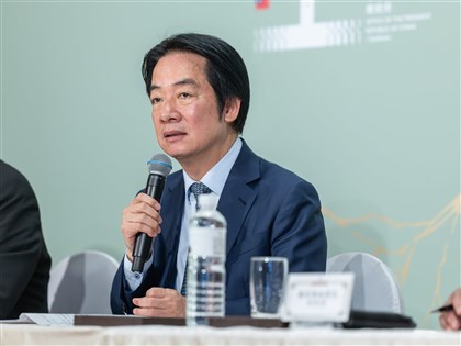 賴總統首度與外媒茶敘　重申台灣願集體防禦、責任分擔等3大立場