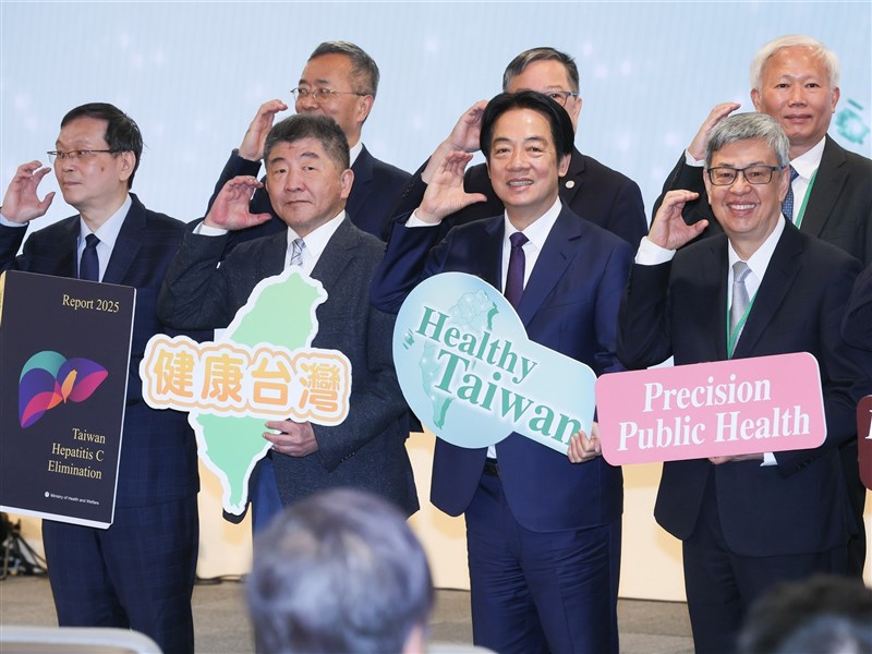 台灣提前達消除C肝目標　年底向WHO申請認證