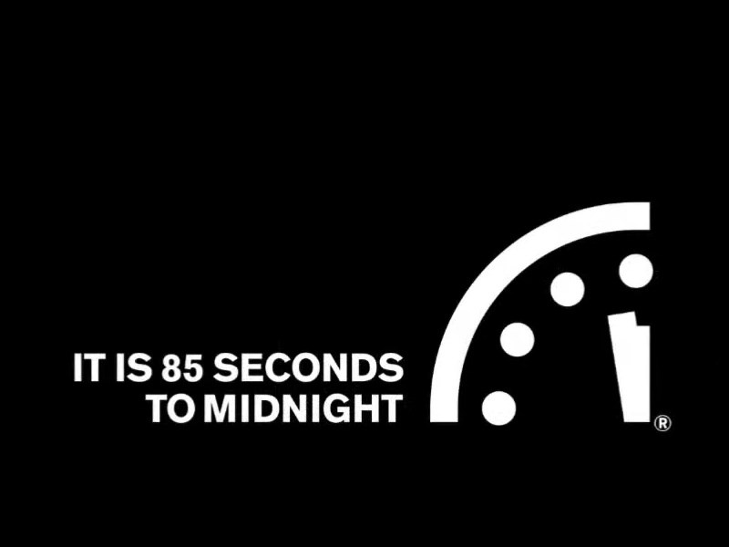 末日鐘倒數85秒 科學家:核武、AI與中國對台威脅