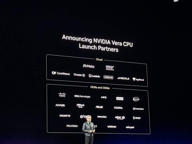 AI代理時代  輝達攜多家台廠打造Vera CPU