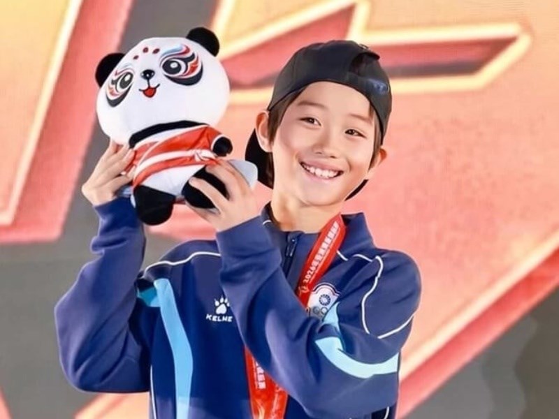 11歲滑板新星葉子陽亞錦賽摘銀　台灣史上第1人