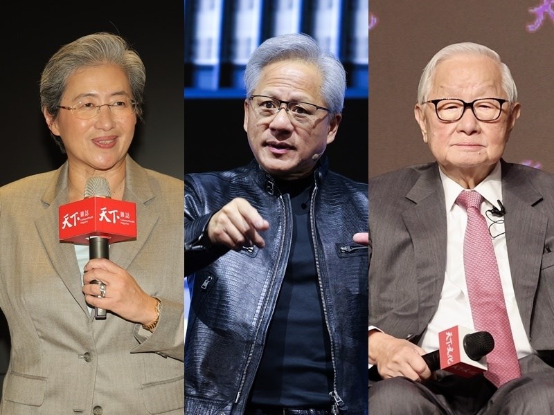 韓媒點名黃仁勳蘇姿丰張忠謀　讚台灣半導體巨擘重塑全球科技業