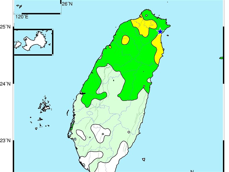 新北雙溪規模5.6地震　氣象署：一週內防餘震、體感可能不明顯